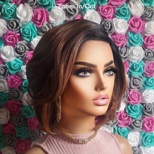 HD Human Blend Lace Bob Wig. New.